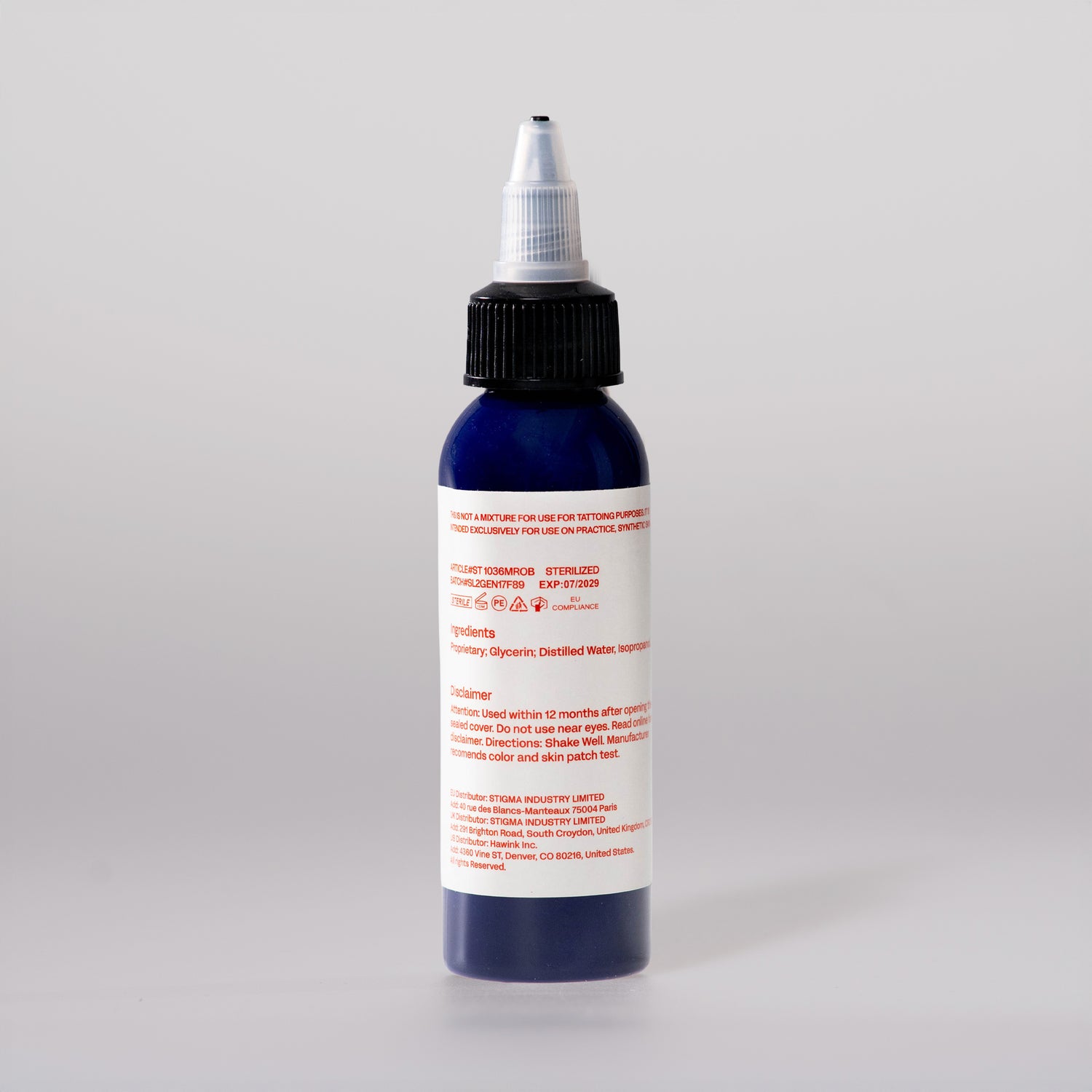 Tinta Azul Tattoox 60ml