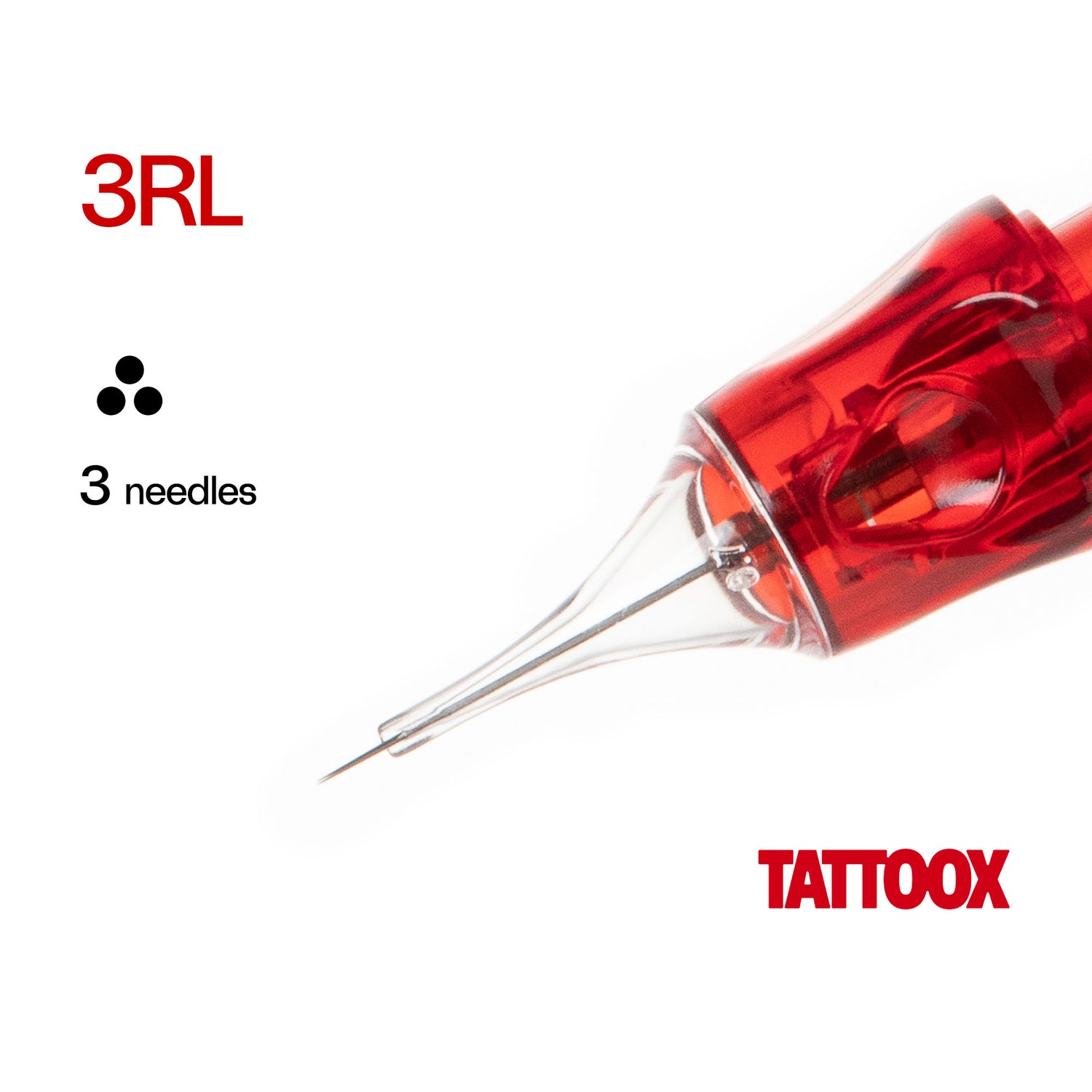 Agujas de tatuaje Tattoox 3RL (20 unidades)