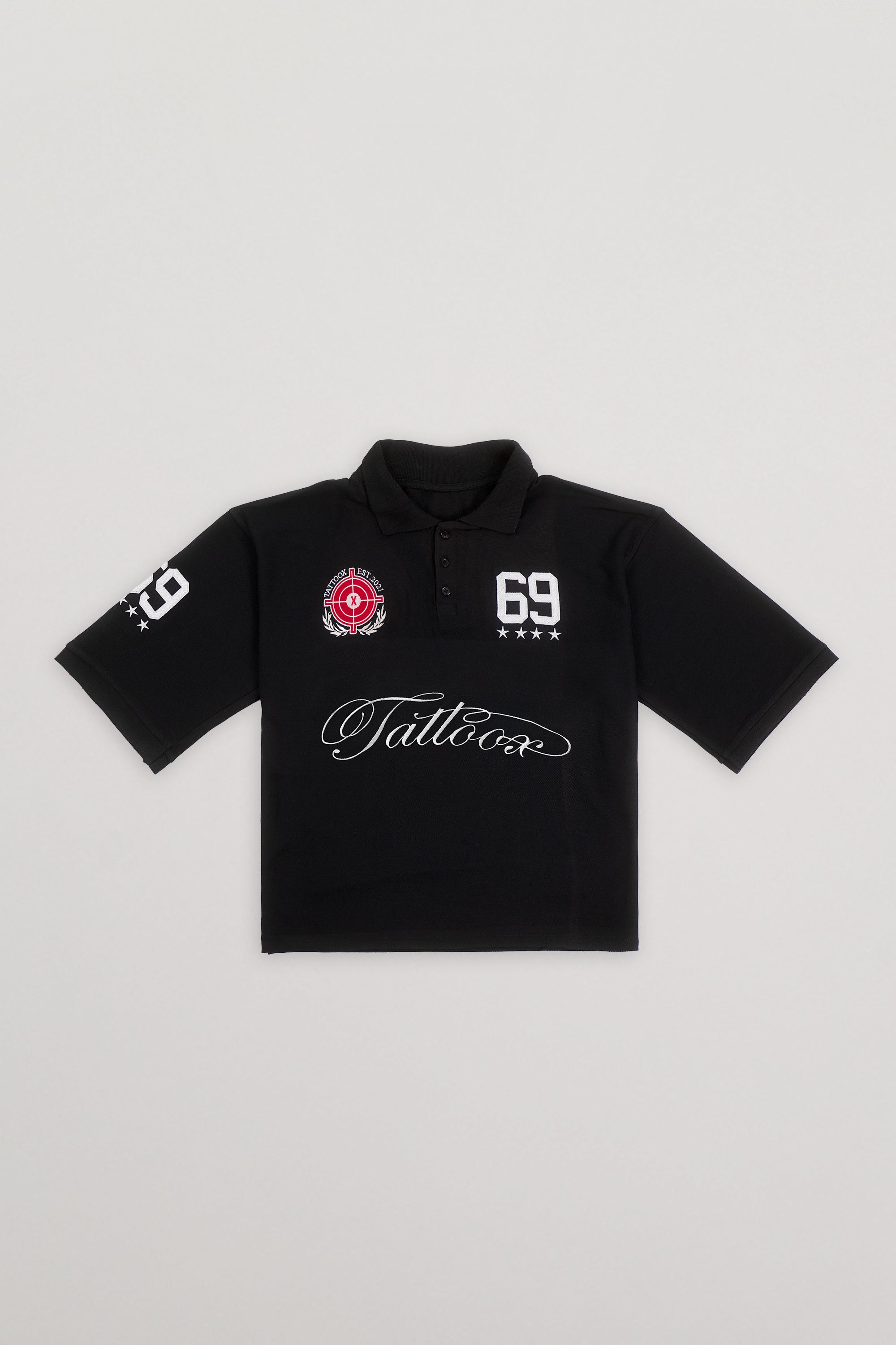 あ*。様 SuperBlack_VINTAGE POLOSHIRT_made i Vintage Supreme New York City Made in Japan Colorful Striped Polo