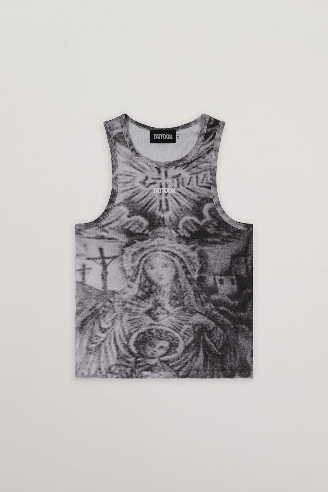 Camiseta tank La Virgen Gray