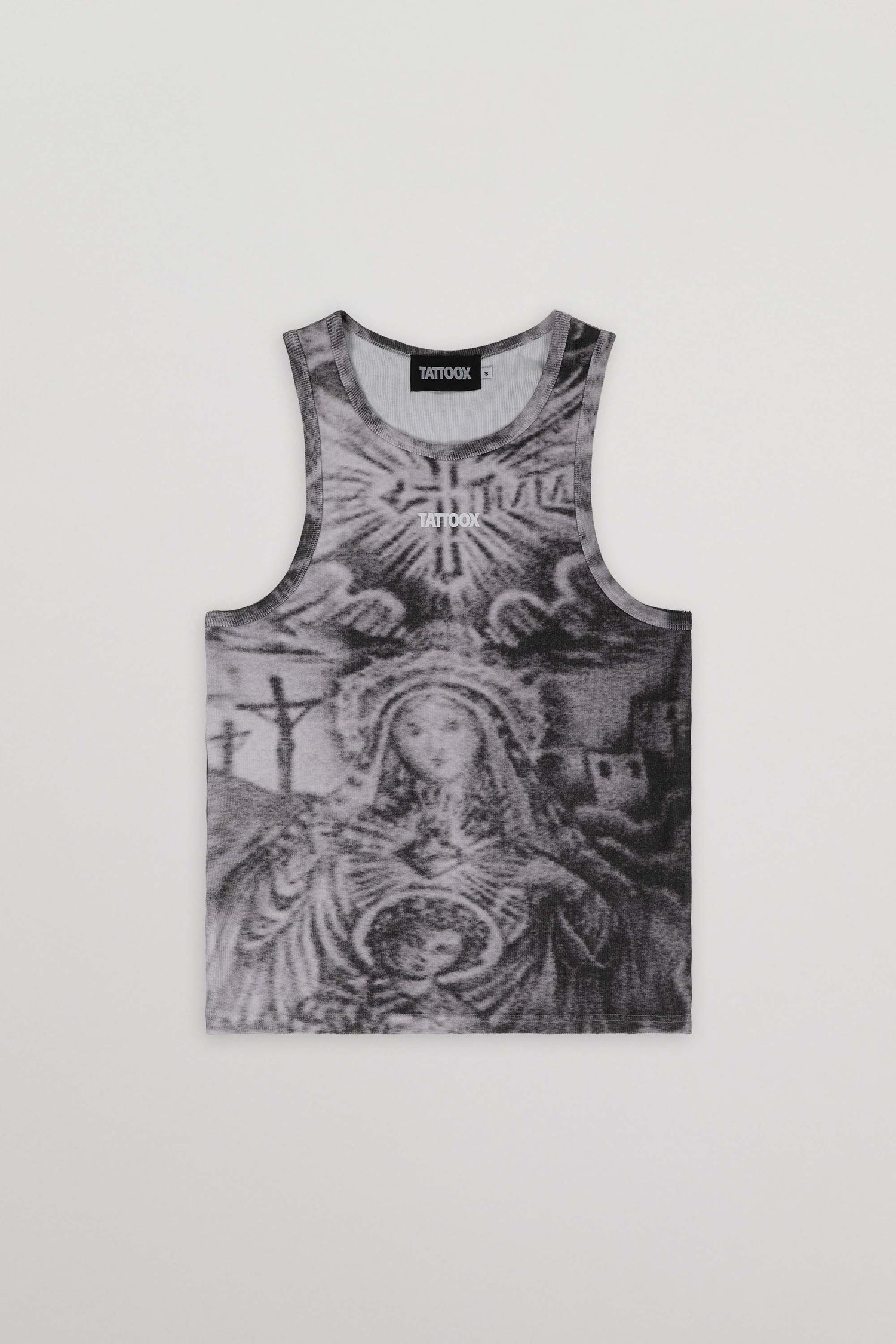 Camiseta tank La Virgen Gray
