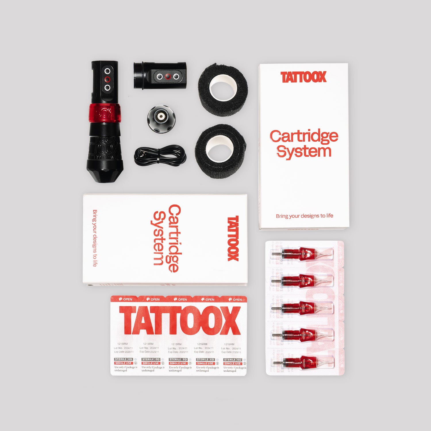 Kit de tatuaje - Maquina de tatuar Tattoox PRO