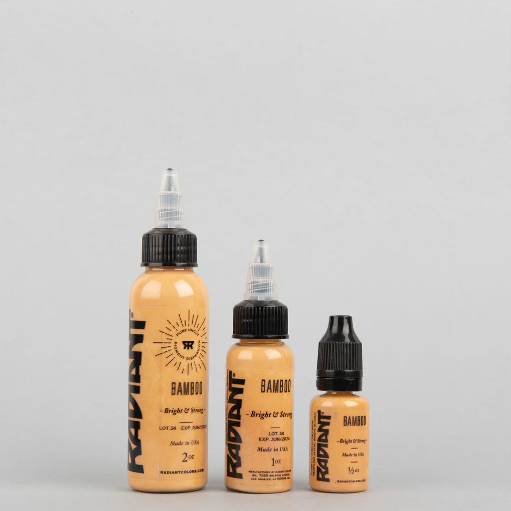 Tinta de tatuaje artística Radiant Ink color Bamboo 30 ml (1 oz)