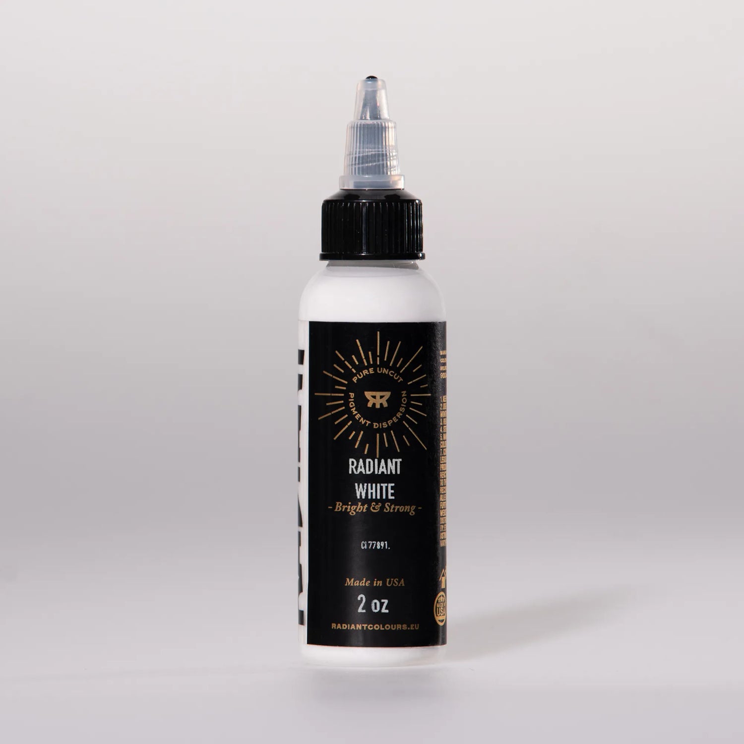 Radiant Ink Radiant White 2oz frontal