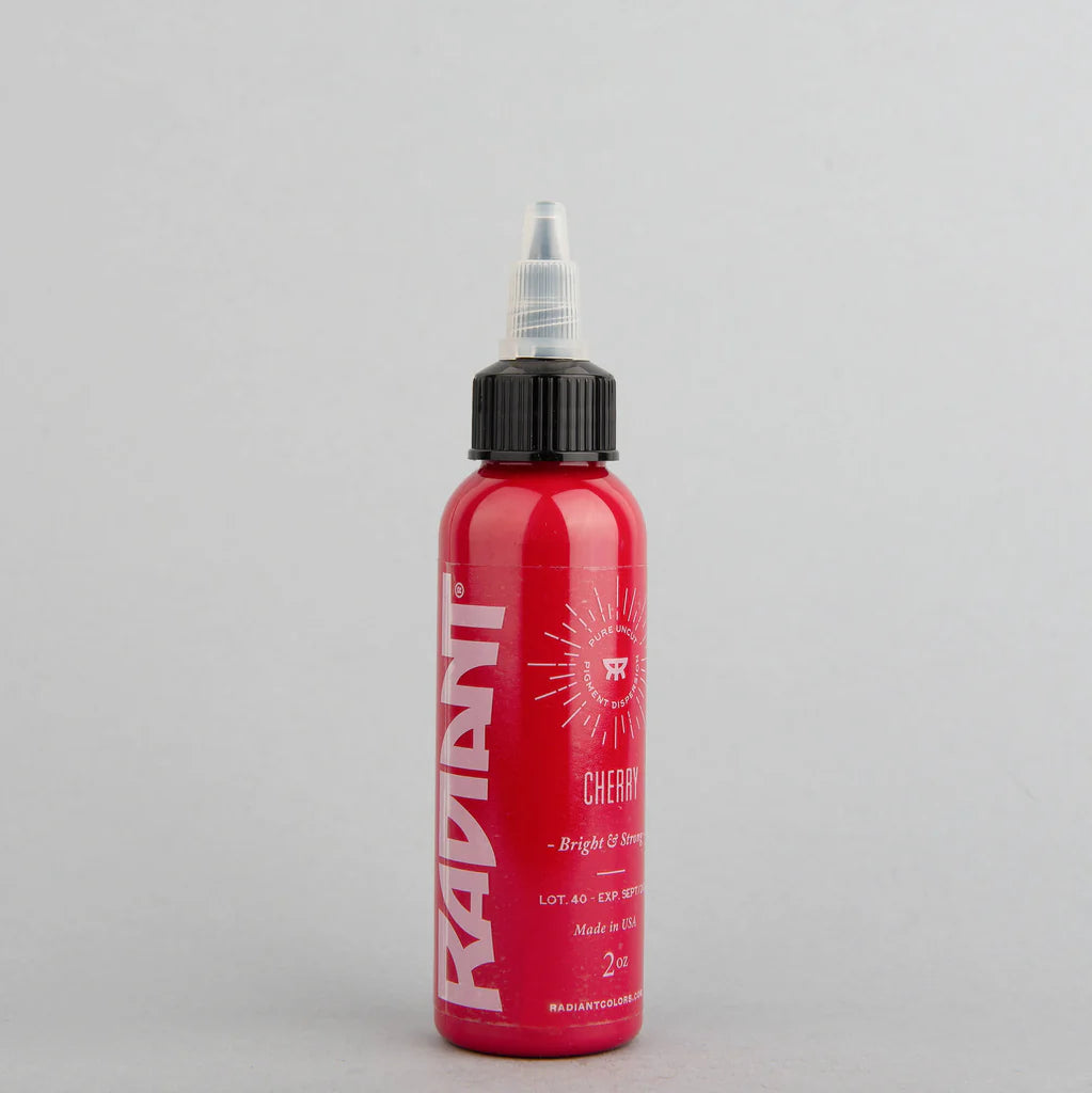 Tinta de tatuaje artística Radiant Ink color Cherry 30 ml (1 oz)