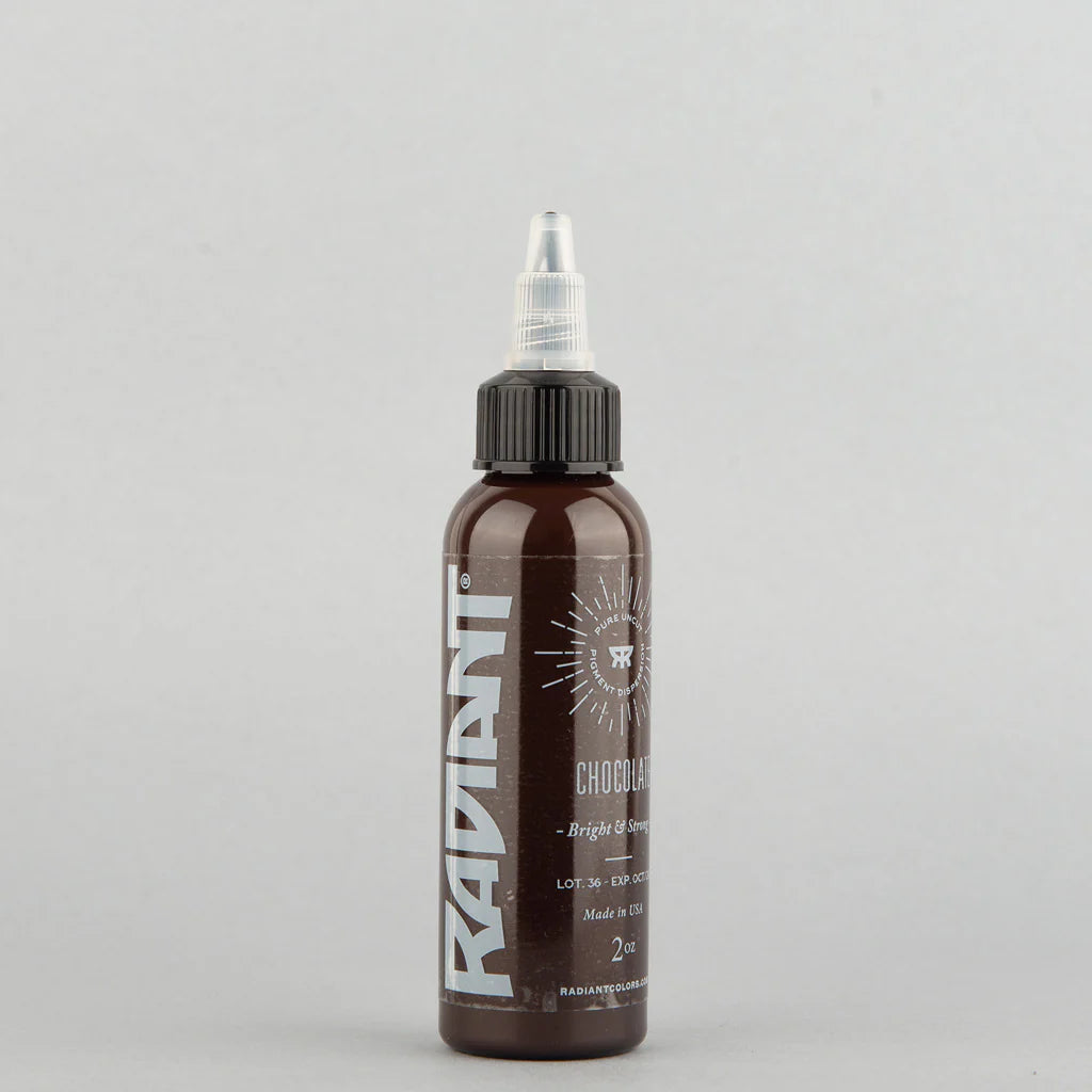 Radiant Ink Chocolate 30 ml | Artistic Tattoo Ink – Tattoox