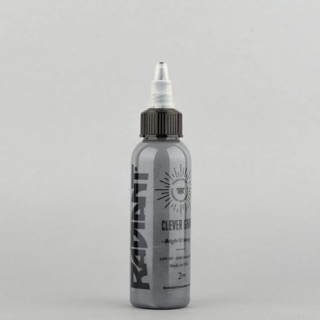 Radiant Ink Clever Gray 30 ml | Tinta de tatuaje artística – Tattoox