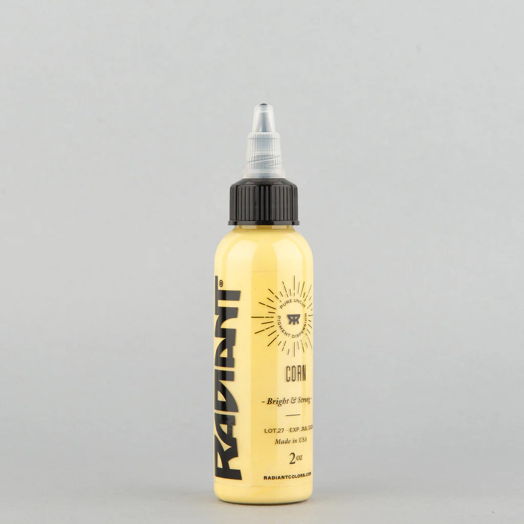 Tinta de tatuaje artística Radiant Ink color Corn 30 ml (1 oz)