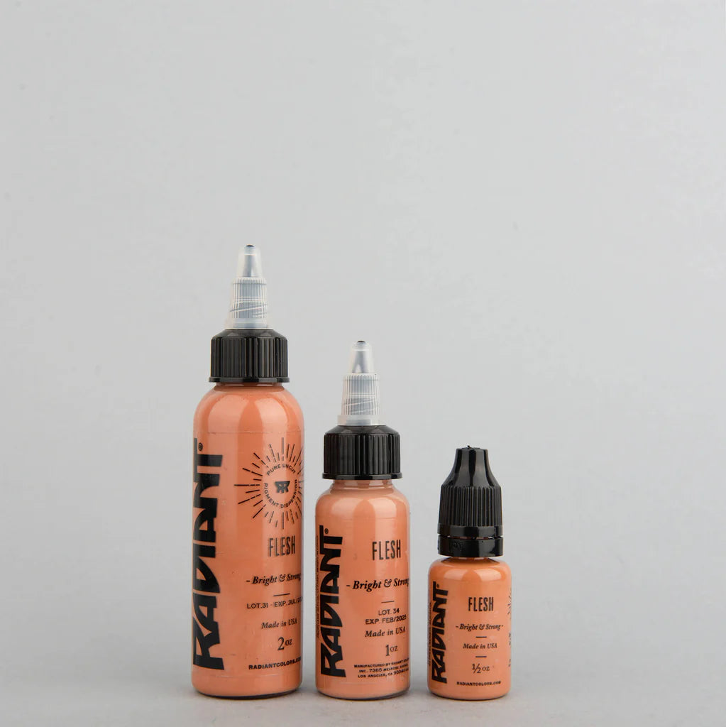 Tinta de tatuaje artística Radiant Ink color Flesh 30 ml (1 oz)