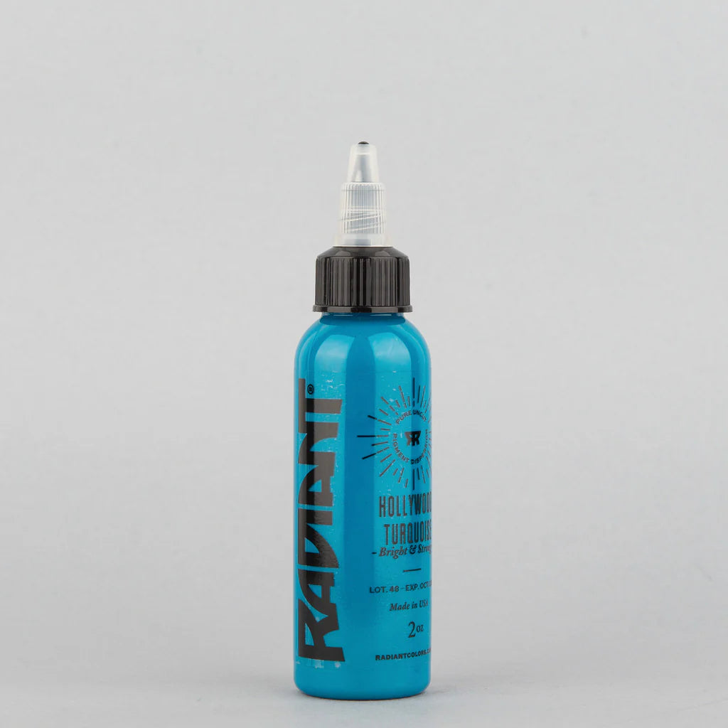 Radiant Ink Hollywood Turquoise 30 ml | Artistic tattoo ink – Tattoox