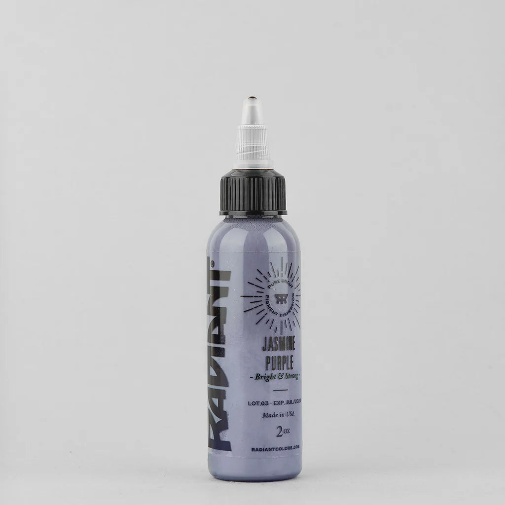 Tinta de tatuaje artística Radiant Ink color Jasmine Purple 30 ml (1 oz)
