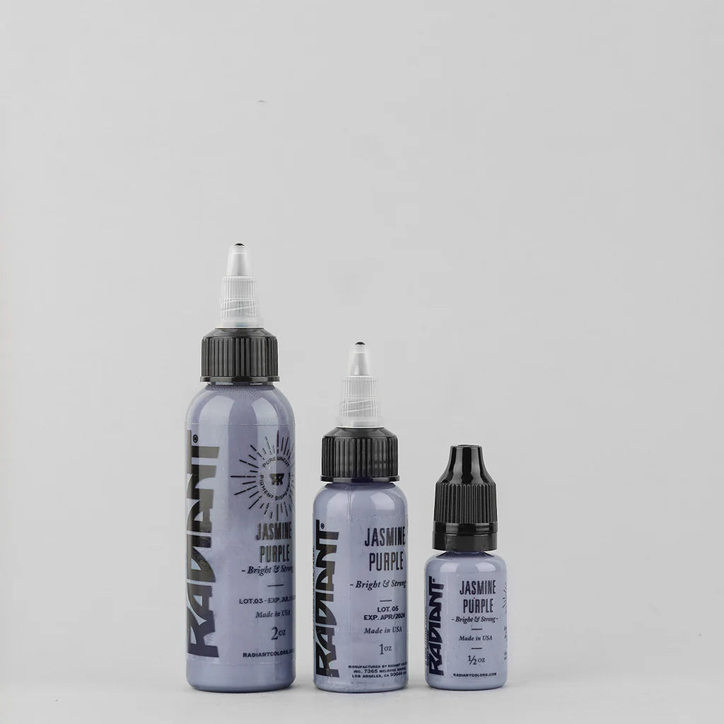 Tinta de tatuaje artística Radiant Ink color Jasmine Purple 30 ml (1 oz)