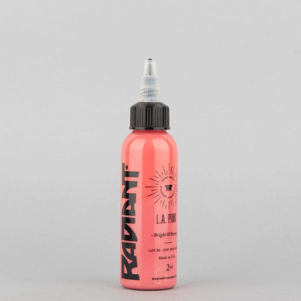 Tinta de tatuaje artística Radiant Ink color LA Pink 30 ml (1 oz)