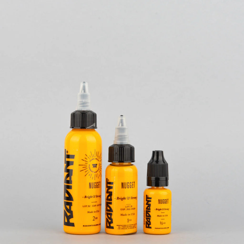 Tinta de tatuaje artística Radiant Ink color Nugget 30 ml (1 oz)