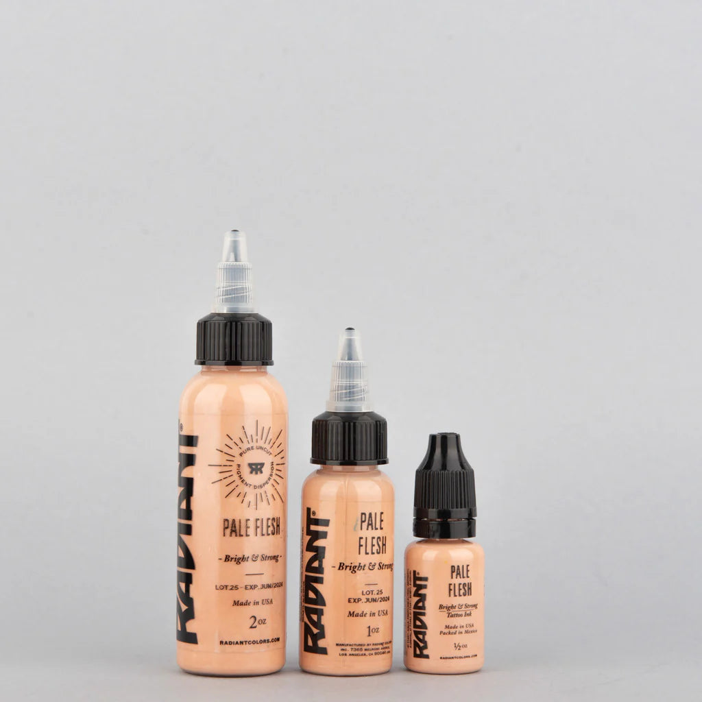 Tinta de tatuaje artística Radiant Ink color Pale Flesh 30 ml (1 oz)