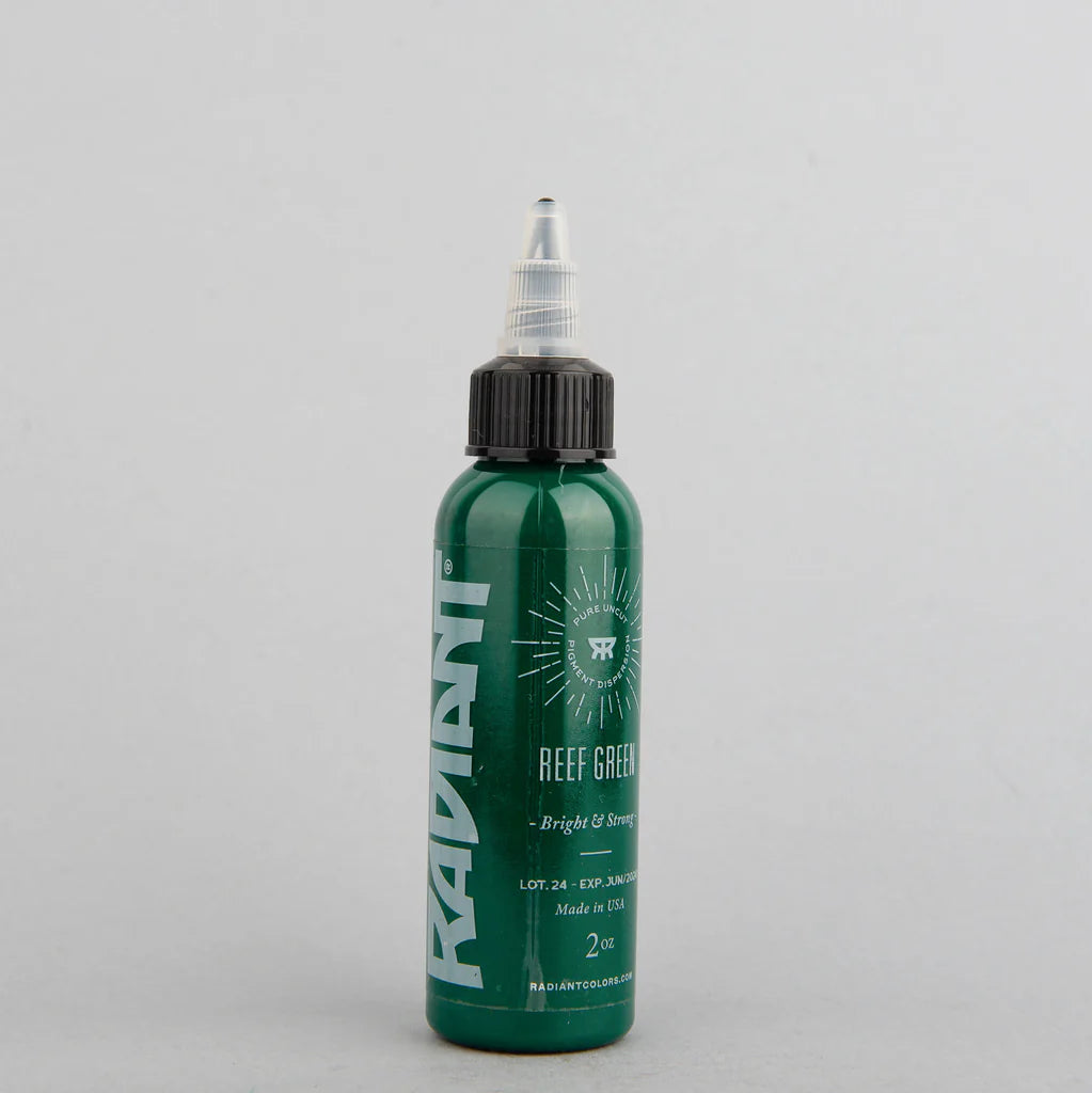 Radiant Ink Reef Green 30 ml | Artistic tattoo ink – Tattoox