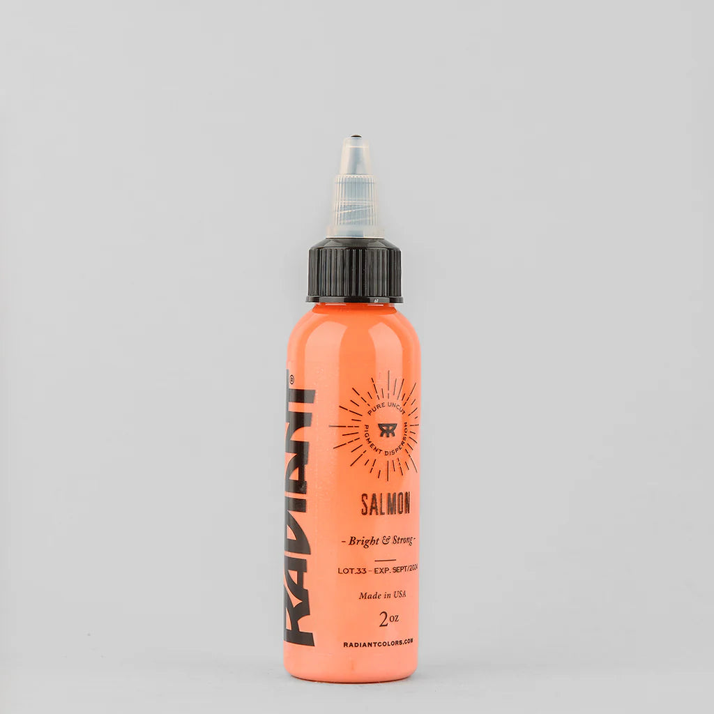 Tinta de tatuaje artística Radiant Ink color Salmon 30 ml (1 oz)