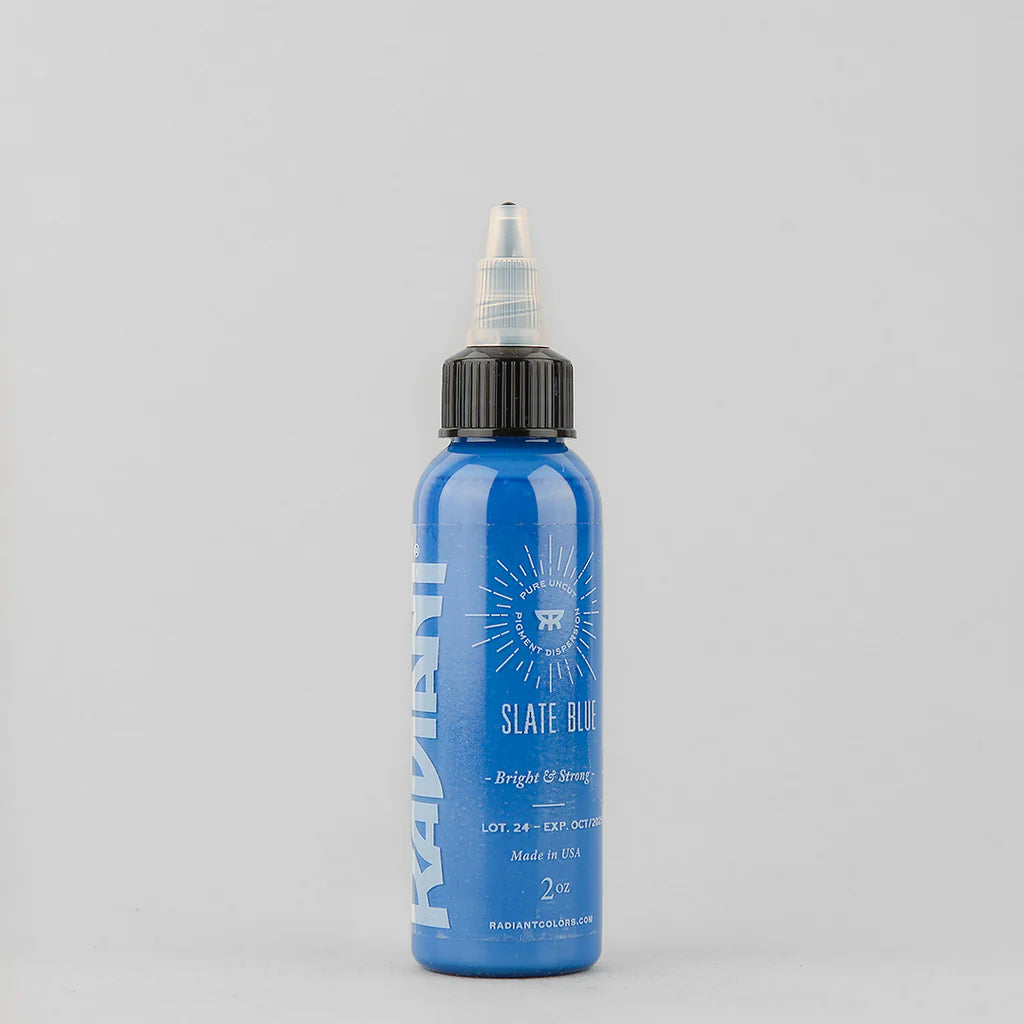 Tinta de tatuaje artística Radiant Ink color Slate Blue 30 ml (1 oz)
